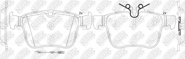 Brake Pad Set, disc brake (PN0575W)