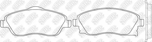 Brake Pad Set, disc brake (PN0361)