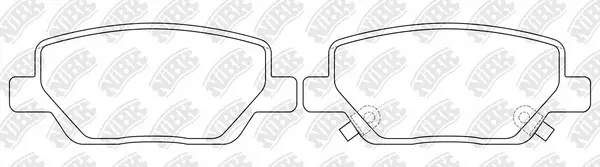 Brake Pad Set, disc brake (PN0774)