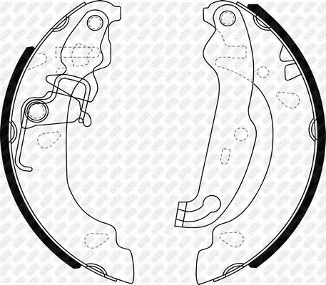 Brake Shoe Set (FN0578)