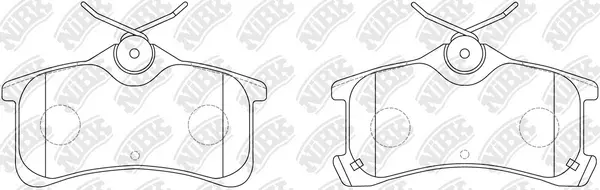 Brake Pad Set, disc brake (PN1220)