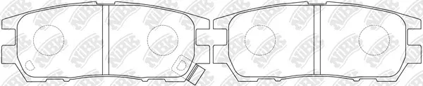 Brake Pad Set, disc brake (PN3280)