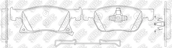 Brake Pad Set, disc brake (PN0713)