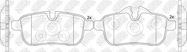 Brake Pad Set, disc brake (PN0514)
