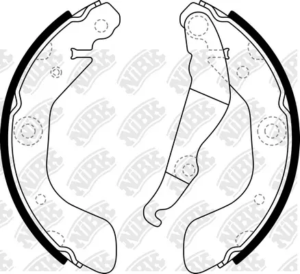 Brake Shoe Set (FN0727)