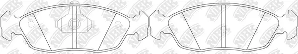 Brake Pad Set, disc brake (PN0170)
