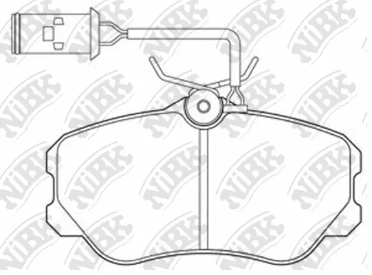 Brake Pad Set, disc brake (PN0262)