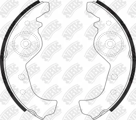 Brake Shoe Set (FN0507)
