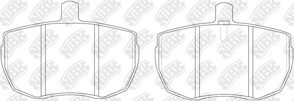Brake Pad Set, disc brake (PN0236)