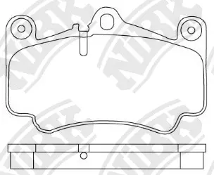 Brake Pad Set, disc brake (PN0819)