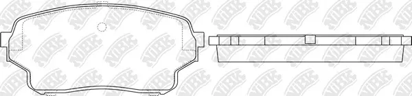 Brake Pad Set, disc brake (PN9806)