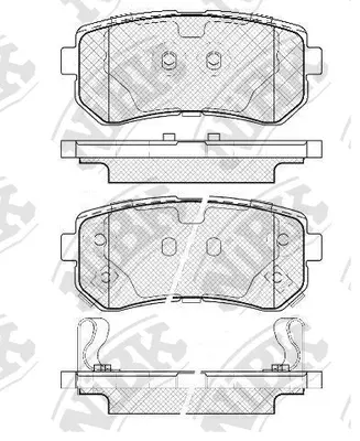 Brake Pad Set, disc brake (PN0466)