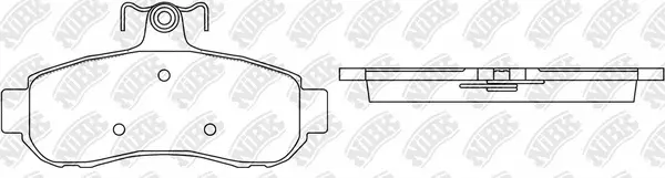 Brake Pad Set, disc brake (PN0383)