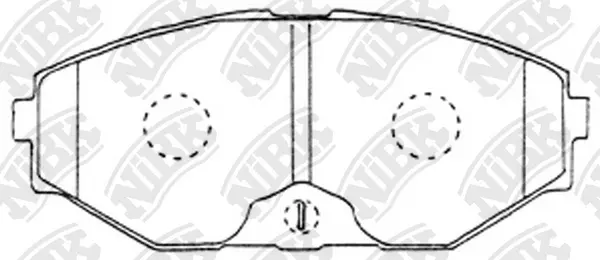 Brake Pad Set, disc brake (PN2261)