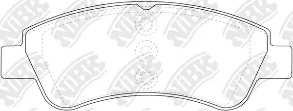 Brake Pad Set, disc brake (PN0364)