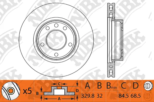 Brake Disc (RN1235)