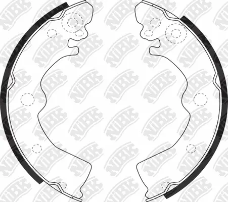 Brake Shoe Set (FN1185)