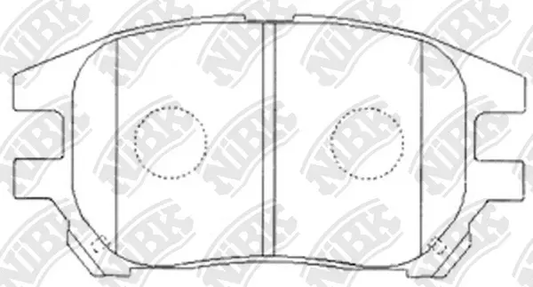 Brake Pad Set, disc brake (PN1481)