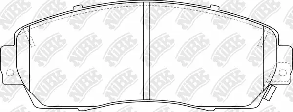 Brake Pad Set, disc brake (PN8802)