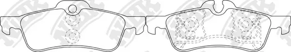 Brake Pad Set, disc brake (PN0354)