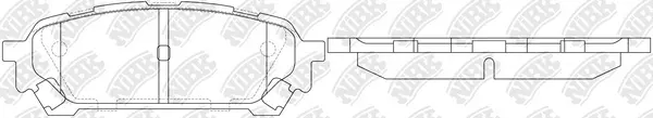 Brake Pad Set, disc brake (PN7801)