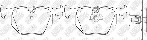 Brake Pad Set, disc brake (PN0225)