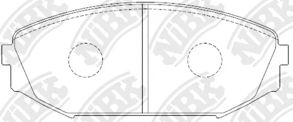Brake Pad Set, disc brake (PN8805)