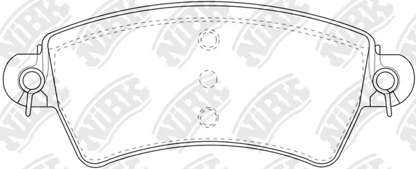 Brake Pad Set, disc brake (PN0152)