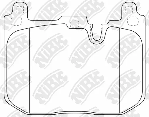 Brake Pad Set, disc brake (PN0672)
