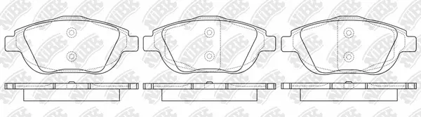 Brake Pad Set, disc brake (PN0706)