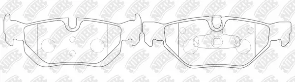 Brake Pad Set, disc brake (PN0511)