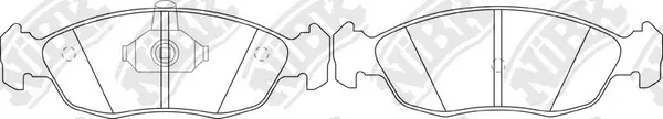 Brake Pad Set, disc brake (PN0170W)
