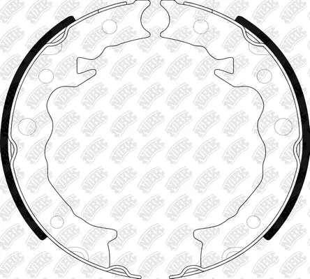 Brake Shoe Set, parking brake (FN0685)