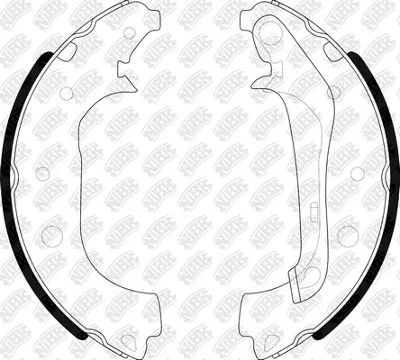 Brake Shoe Set (FN0678)