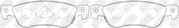 Brake Pad Set, disc brake (PN4197)