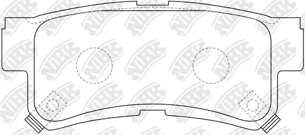 Brake Pad Set, disc brake (PN0765)