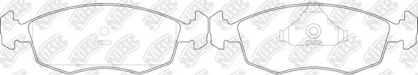 Brake Pad Set, disc brake (PN0255)