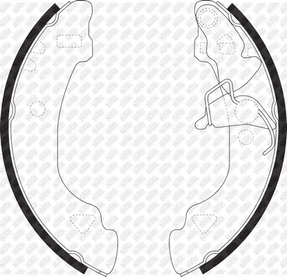 Brake Shoe Set (FN0601)