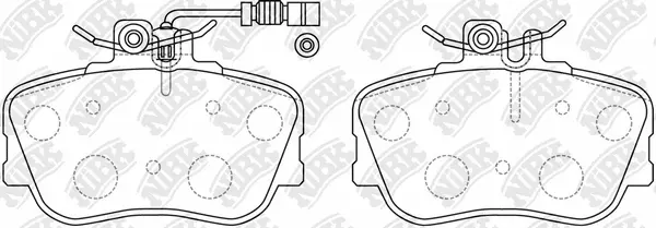Brake Pad Set, disc brake (PN0025W)