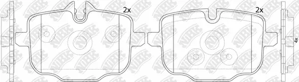 Brake Pad Set, disc brake (PN0547)