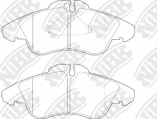 Brake Pad Set, disc brake (PN0301W)
