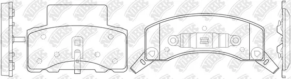 Brake Pad Set, disc brake (PN0610)