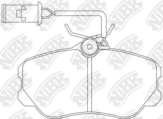 Brake Pad Set, disc brake (PN0262W)
