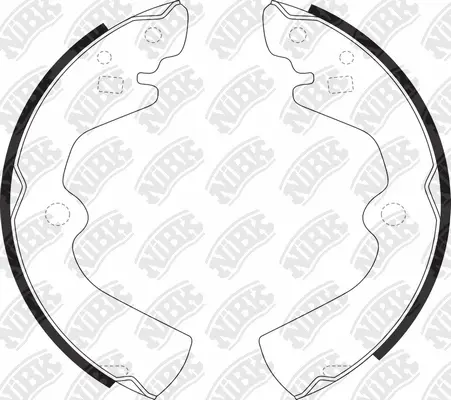 Brake Shoe Set (FN1170)
