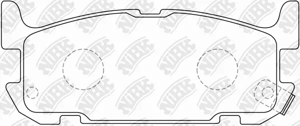 Brake Pad Set, disc brake (PN5487)