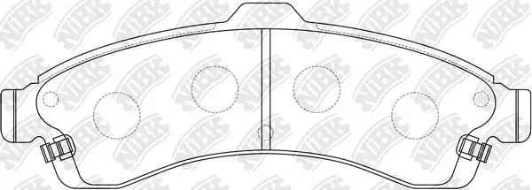 Brake Pad Set, disc brake (PN0077)