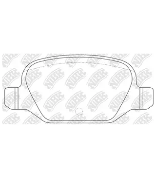 Brake Pad Set, disc brake (PN0197)