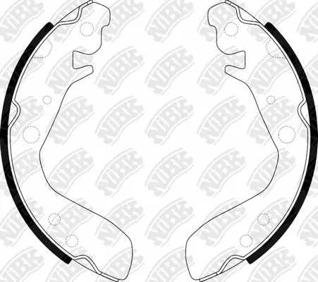 Brake Shoe Set (FN5534)