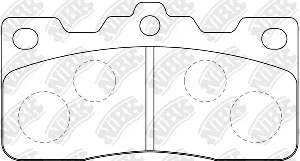 Brake Pad Set, disc brake (PN1074)