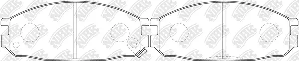 Brake Pad Set, disc brake (PN2149)